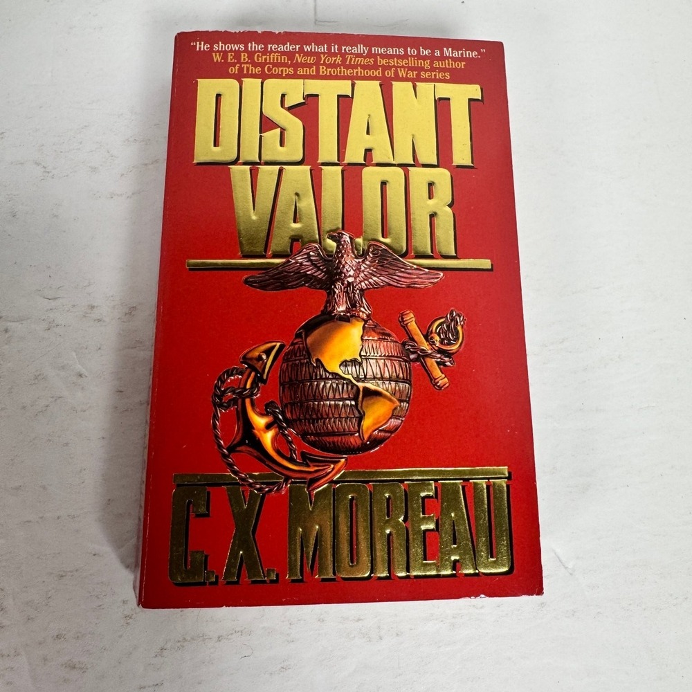 Distant Valor C.X. Moreau 1998 First Mass Market Edition Marine Lebanon War
